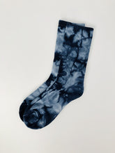 Load image into Gallery viewer, Fun one color tie-dye socks that make a great gift. From www.pomelosocks.com
