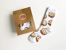 Load image into Gallery viewer, Chocolate Chip Cookie Socks in Gift Bag
